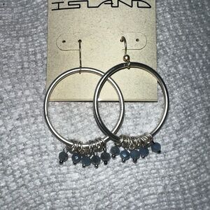 Silver earrings